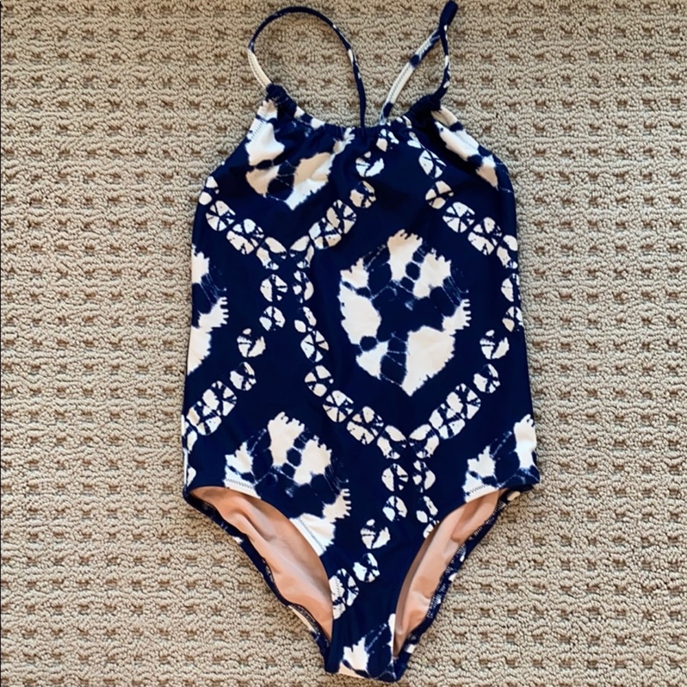 Crewcuts NWT girls tie dye one pc swimsuit Sz 8